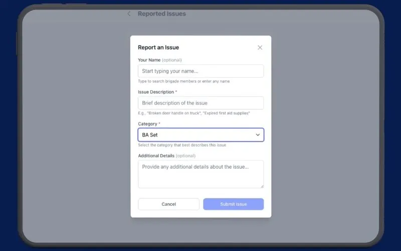 Public issue reporting